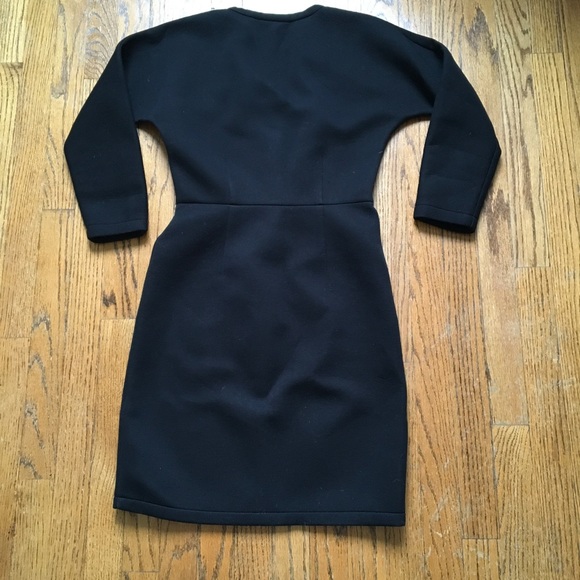 Kate spade Saturday dress. Black neoprene with white double zipper. Sz XS. NWOT - Picture 2 of 4